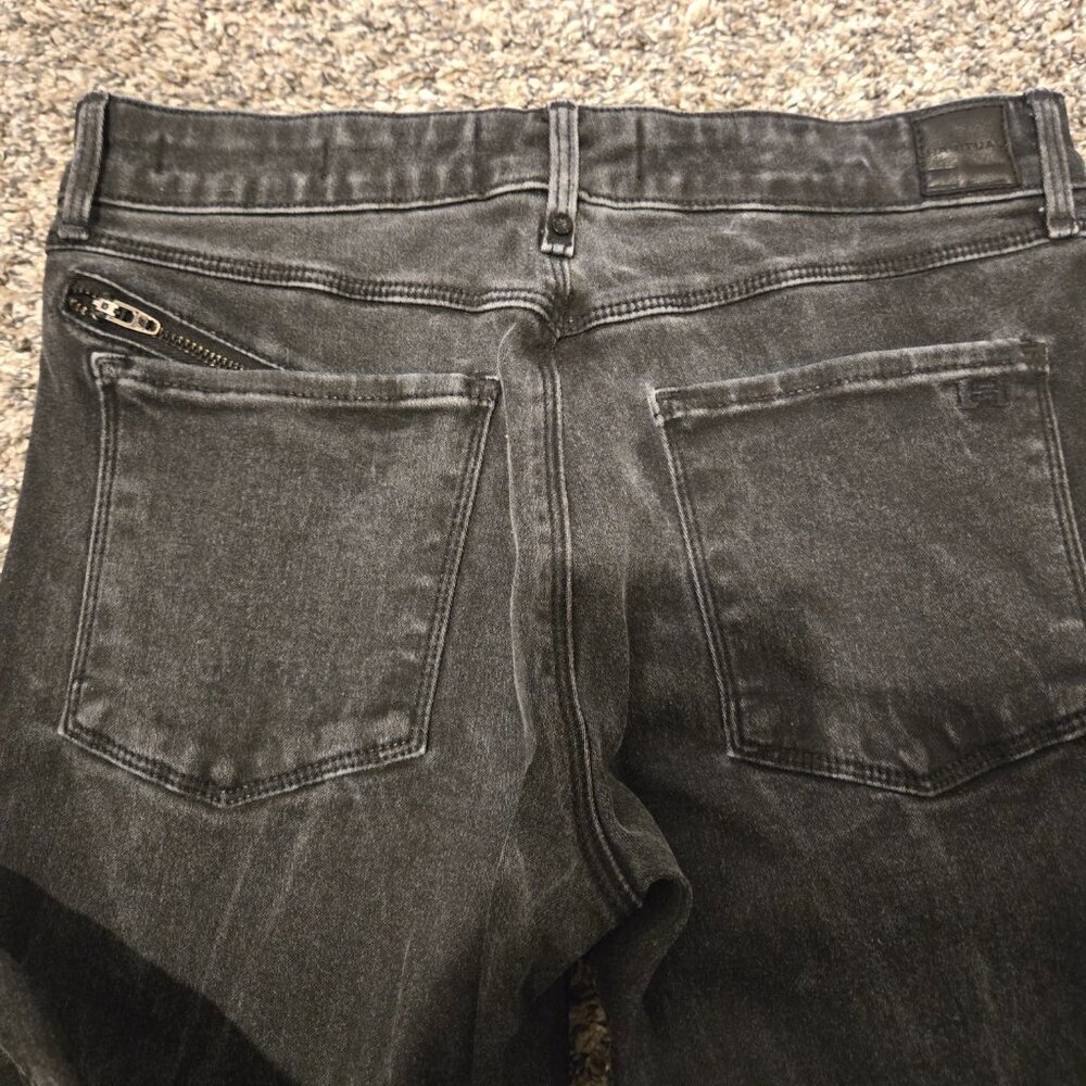 Habitual Amalia High Rise Zip Skinny Jeans Black 26 - Picture 4 of 5